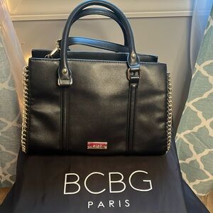 BCBG Paris crossbody with dust bag in black. Mint condition - used once.